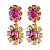 Серьги LINA SG ROSE/PINK Dyrberg Kern *440060 - миниатюра - рис 3.