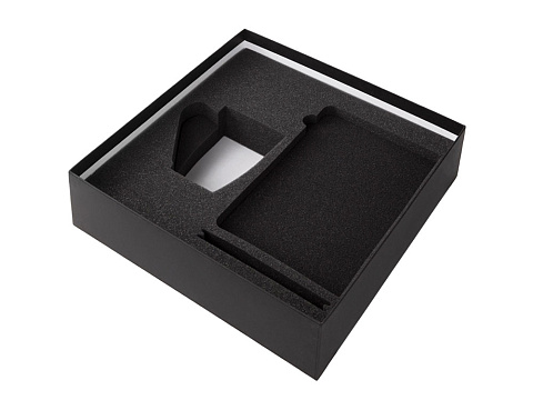 Подарочный набор с блокнотом С3, металлической ручкой и кружкой, синий - рис 3.