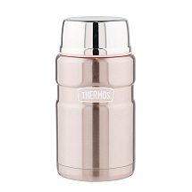 Термос из нерж. стали с ложкой тм THERMOS SK3021Р 0,7L, розовый