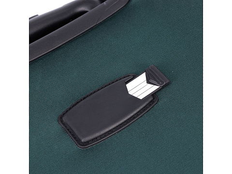 Чемодан TORBER СЕЙД, тёмно-зелёный, нейлон 600D, 48 х 26,5 х 78 см, 85 л - рис 9.