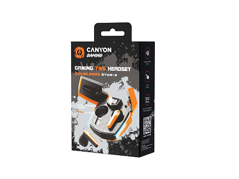 Игровая гарнитура Canyon DoubleBee GTWS-2, оранжевый (CND-GTWS2O) - рис 5.