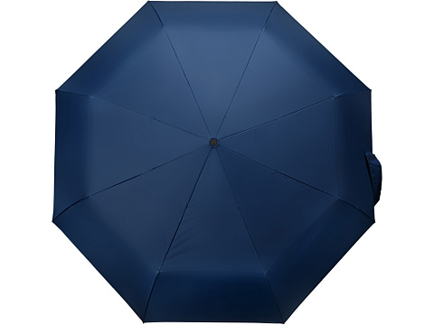 Зонт-автомат складной Кэнопи, синий - рис 4.