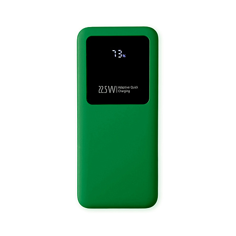 Внешний аккумулятор Kris soft touch, 10000mAh (Зелёный) - рис 2.