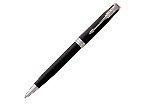 Ручка шариковая Parker Sonnet Core Matte Black CT, черный/серебристый