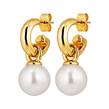 Серьги LONA SG WHITE PEARL