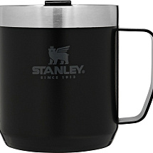 Stanley Classic походная кружка объемом 350 мл - сплошной черный