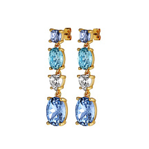 Серьги CARMEN SG L. BLUE/AQUA Dyrberg Kern 440019