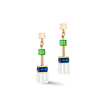 Серьги Multicolour Gold Coeur de Lion 3018/21-1516