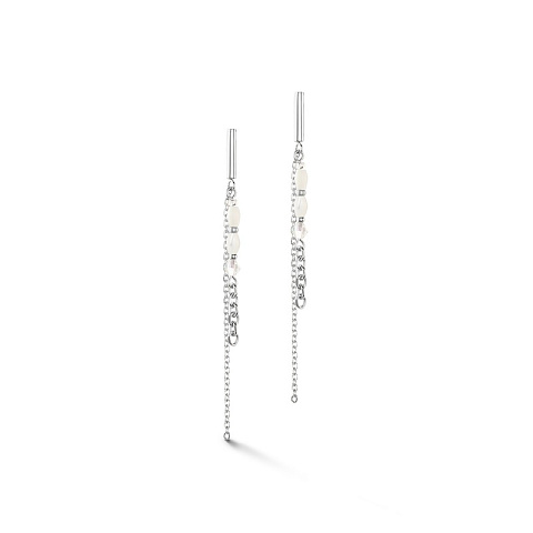 Серьги White-Silver