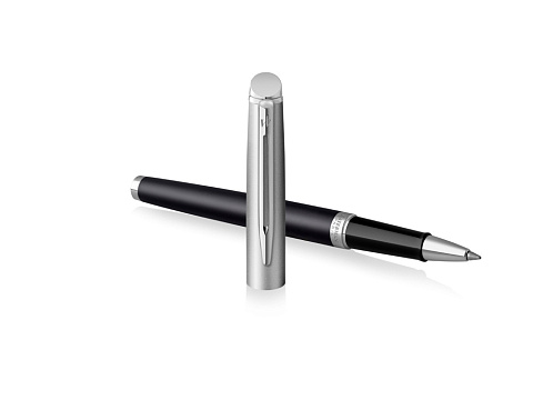 Ручка роллер Waterman Hemisphere Entry Point Stainless Steel with Black Lacquer в подарочной упаковк - рис 3.