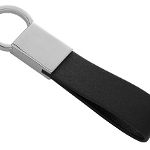 Брелок из эко-кожи Twister, черный