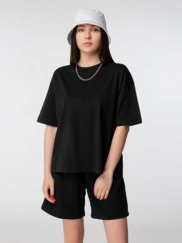 Футболка оверсайз женская Boxy Women, синяя (джинс) - рис 5.