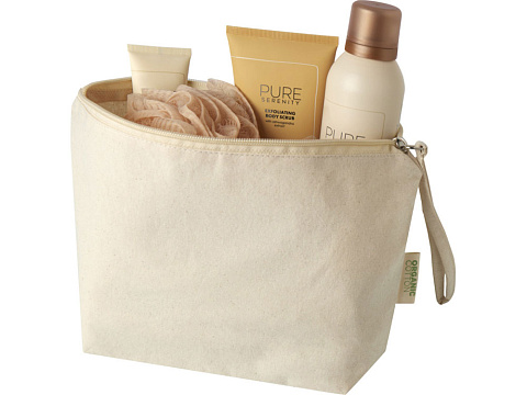 Косметичка Odisha из органического материала OCS, 180 г/м², 3 л, натуральный - рис 3.