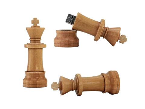 Флешка Ферзь на 16 Гб, натуральный - рис 4.