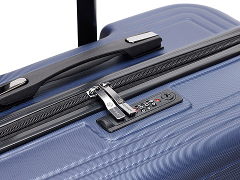 Чемодан TORBER ОНЕГА, синий, ABS-пластик, 79,5 х 51 х 29 см, 103 л - рис 8.