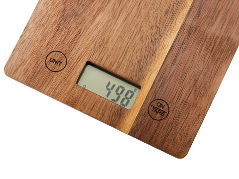 Кухонные весы из акации Home Chef - рис 3.