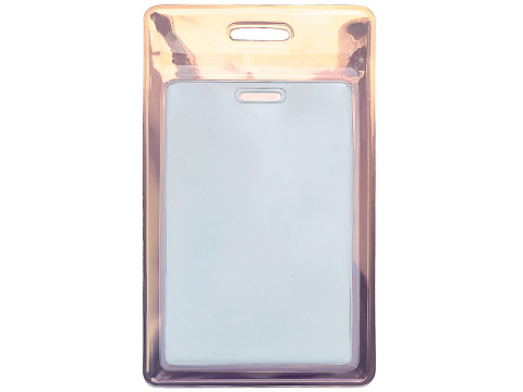 Чехол для пропуска переливающийся Aurora, мультицвет - рис 4.