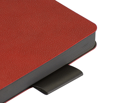 Ежедневник А5 датированный Boston 2027, красный с серым обрезом - рис 5.