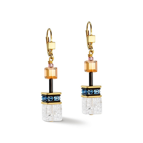 Серьги Multicolour Gold