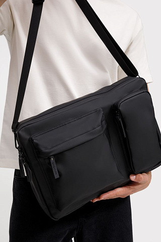 Сумка для ноутбука Traffic, черная - рис 9.