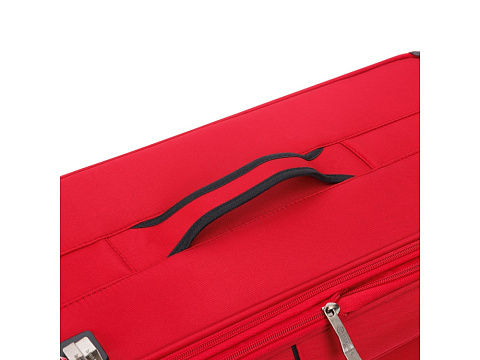 Чемодан TORBER БРОСНО, красный, нейлон 600D, 43,5 х 26 х 68 см, 56 л - рис 11.