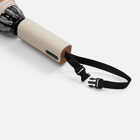 Зонт обратного сложения Easyroll, бежевый - рис 9.