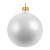 Елочный шар Gala Matt в коробке, 8,5 см, белый - миниатюра - рис 3.