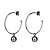 Серьги Graphite Pearl Possebon *A0063.3 BW - миниатюра