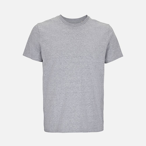 Футболка унисекс Lyam, серый меланж - рис 2.