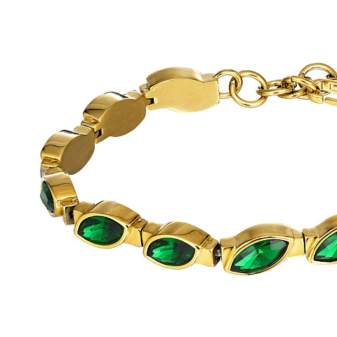 Браслет CELTIS SG EMERALD GREEN Dyrberg Kern 470047 - рис 3.