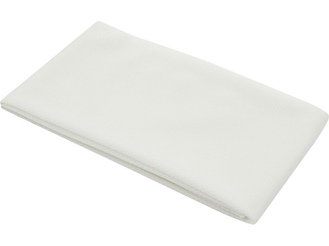 Lucas спортивное полотенце из переработанного полиэстера 30х80 см - Белый - рис 3.