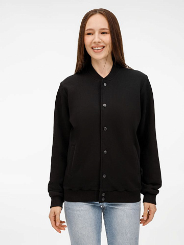 Бомбер унисекс Nuppu, черный - рис 9.