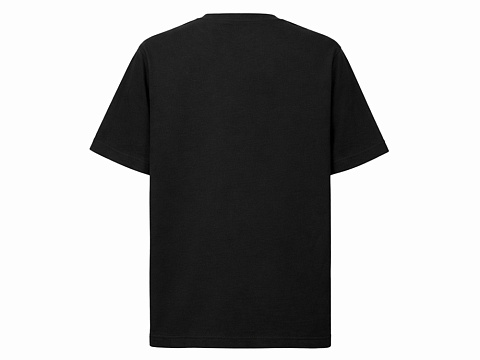 Футболка Kyoto из джерси 180 г/м2 с пич отделкой, унисекс, черный - рис 7.