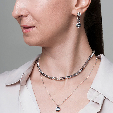 Серьги Silver Night - рис 2.