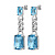 Серьги CALLA SS AQUA Dyrberg Kern 460011 - миниатюра - рис 3.