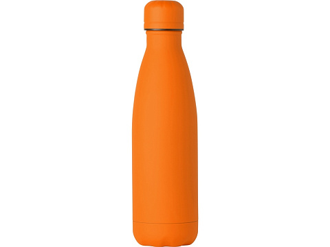 Вакуумная термобутылка Vacuum bottle C1, soft touch, 500 мл, оранжевый - рис 2.