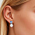 Серьги EMO SS LIGHT BLUE / WHITE PEARL - миниатюра - рис 3.