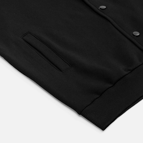 Бомбер унисекс Nuppu, черный - рис 7.