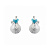 Серьги Ракушка Ester Bijoux C791-S BW - миниатюра
