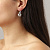 Серьги BEGONIA SS CRYSTAL Dyrberg Kern 460042 - миниатюра - рис 2.