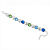 Браслет Green, Light blue, Blue - миниатюра - рис 4.