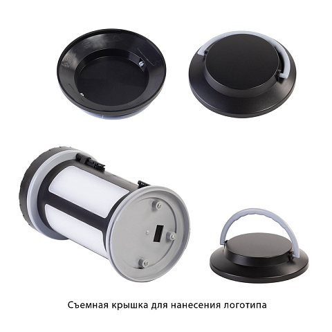 Набор инструментов "Pod" с фонарем, цвет черный с серым - рис 4.