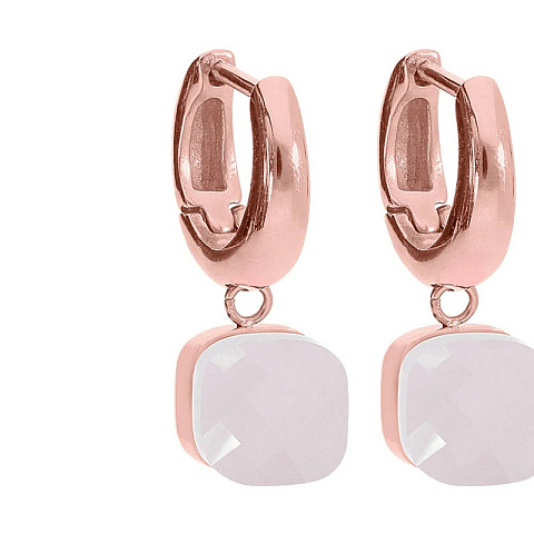Серьги Firenze Darkrose Opal Qudo *300020 R/RG - рис 2.