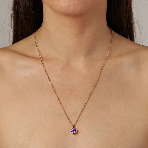 Колье ETTE SG AMETHYST Dyrberg Kern 390005 - рис 3.