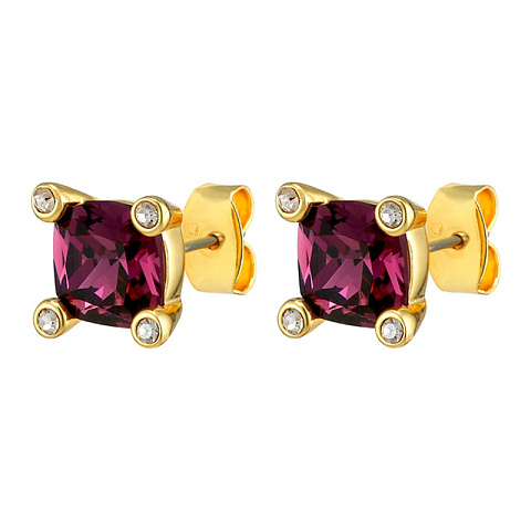 Серьги CLARA SG PURPLE Dyrberg Kern 390044 - рис 4.