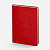 Ежедневник Nebraska Flex, недатированный, красный с золотистым - миниатюра