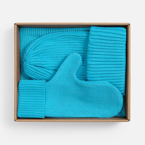 Набор Yong, ярко-голубой - рис 4.