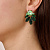 Серьги DRAGO SG GREEN Dyrberg Kern 470022 - миниатюра - рис 4.