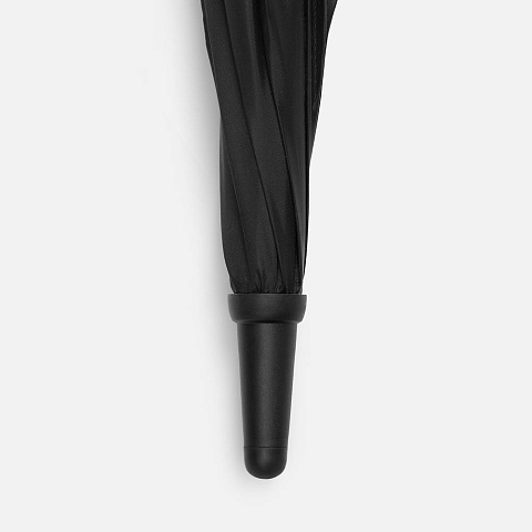 Зонт-трость Hidecolor с цветными спицами, черный с синим - рис 7.