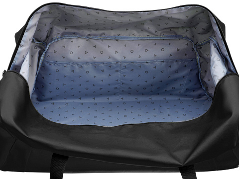 Сумка дорожная TORBER РИТМ, чёрная, полиэстер 900D с PU покрытием, 65 х 37 х 34 см - рис 6.